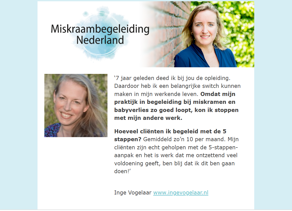Nieuwsbrief Miskraambegeleiding Nederland