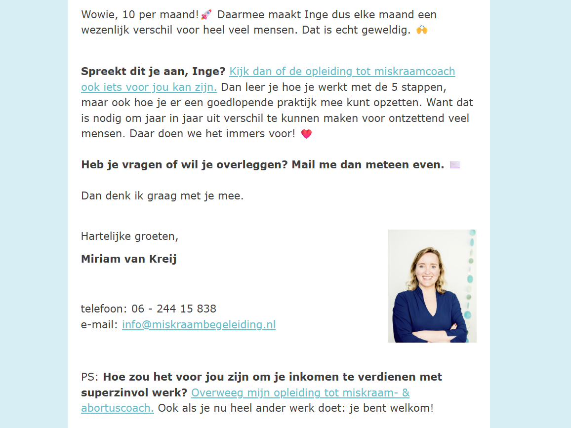 Nieuwsbrief Miskraambegeleiding Nederland 2